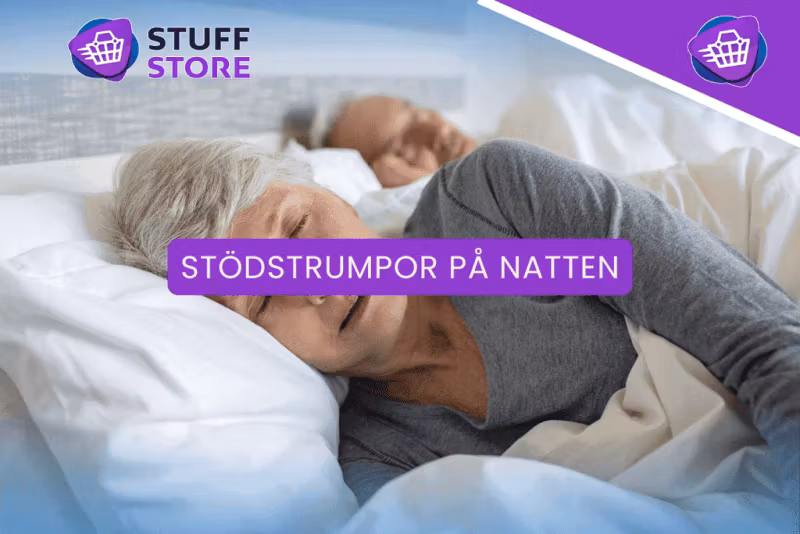 Kan man ha på sig stödstrumpor på natten?