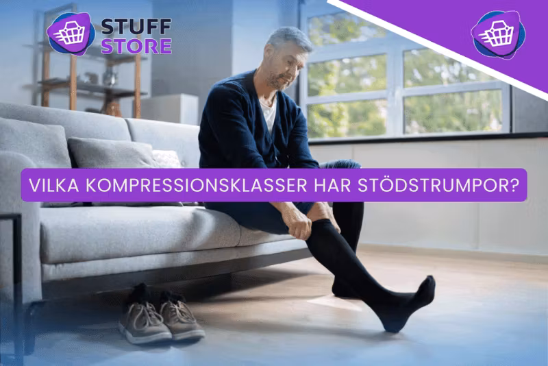Vilka kompressionsklasser har stödstrumpor?