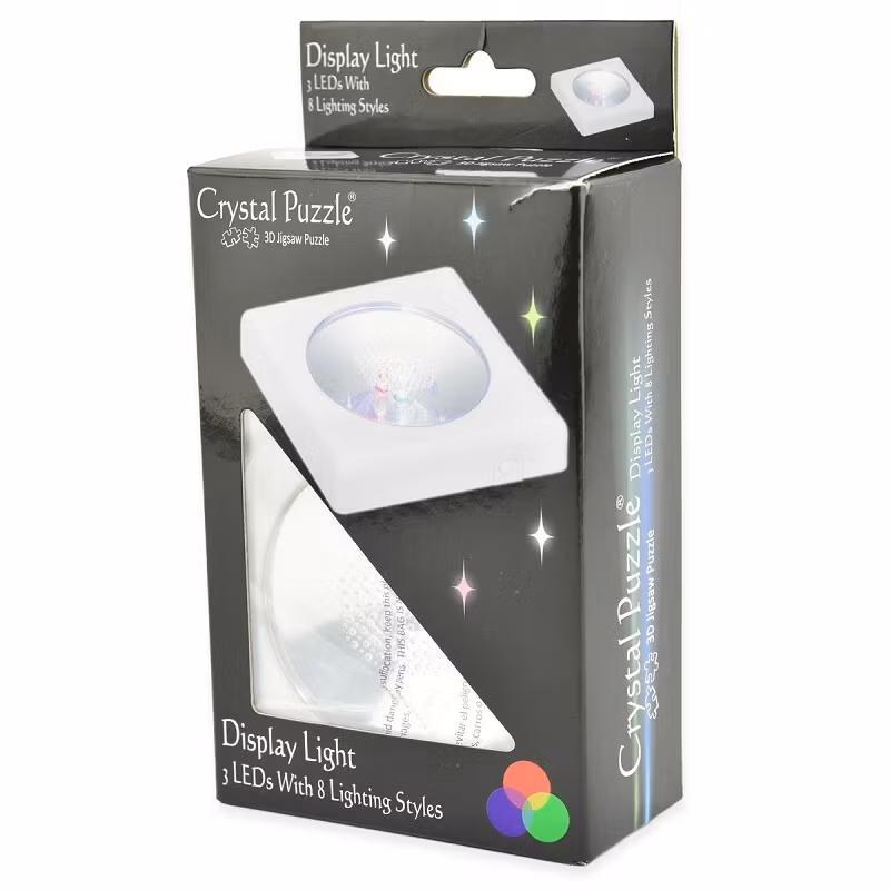 Crystal puzzle light up LED