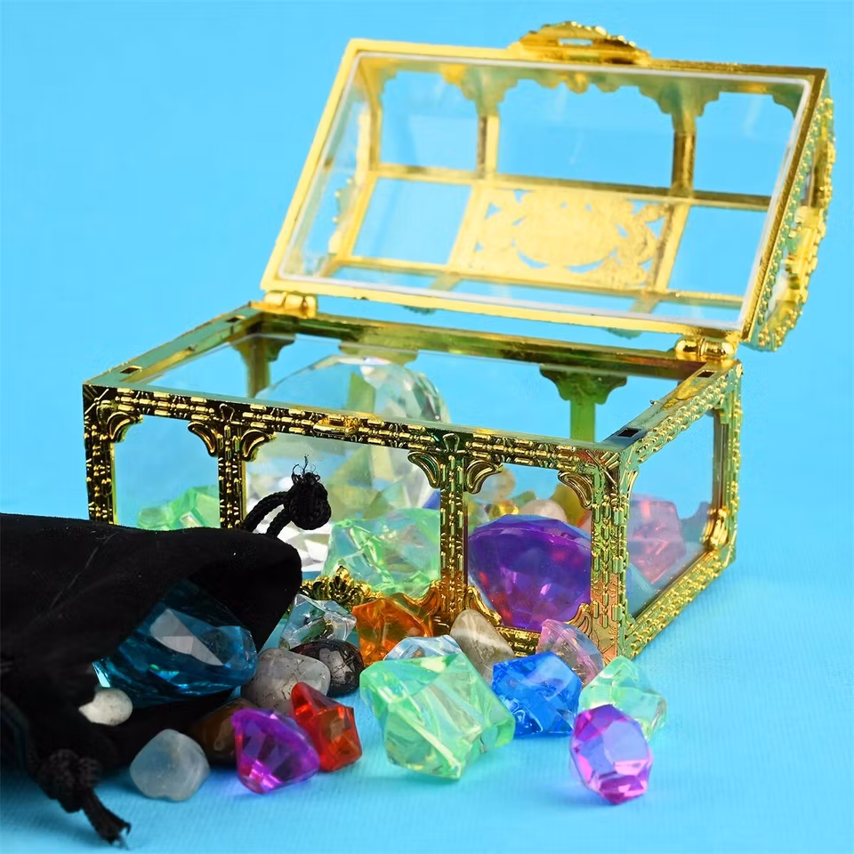Skattkista Gold - TREASURE CHEST diamonds