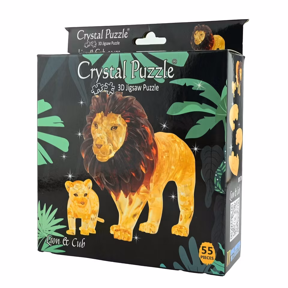 Crystal Puzzle Lion & Cub