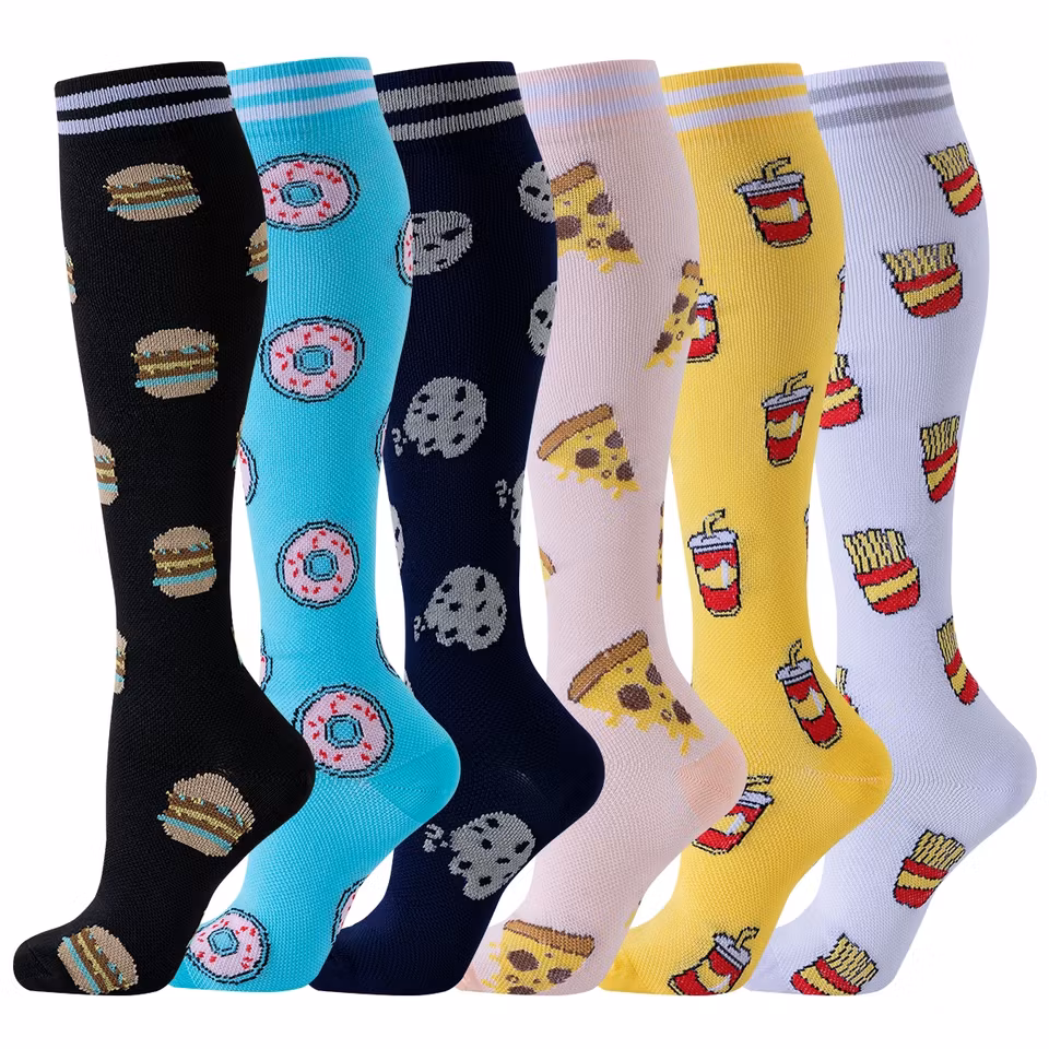 Storpack Stödstrumpor – Food Serie 3