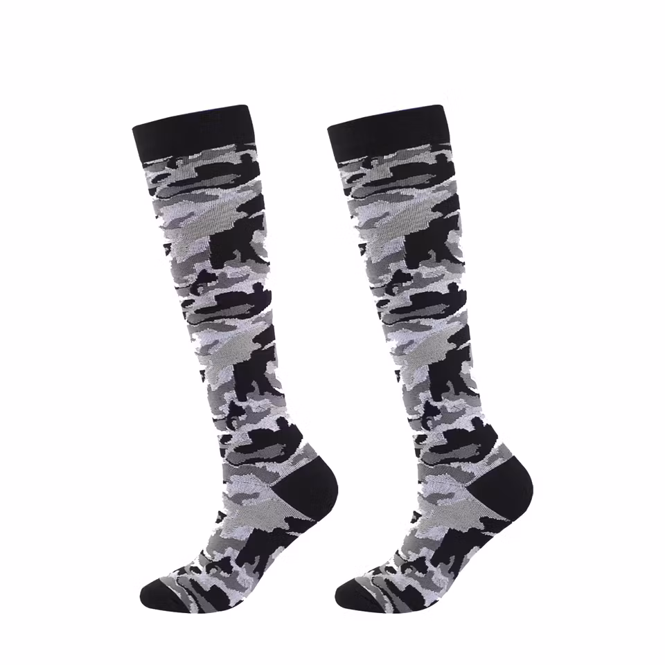 Stödstrumpa Camouflage Grå Nr 110
