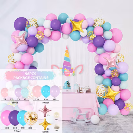 BallongbÄge - Ballongset Pastell DBS-1 96 delar