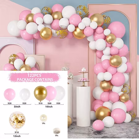 BallongbÄge - Ballongset Pink dreams and Gold DBS-41 122 delar