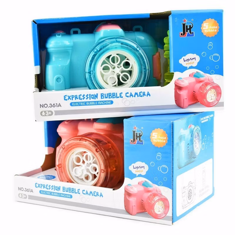 Såpbubbelmaskin - Bubbles camera w light & music