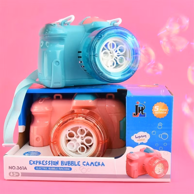 Såpbubbelmaskin - Bubbles camera w light & music