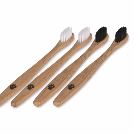 Tandborstar i bambu 4 st