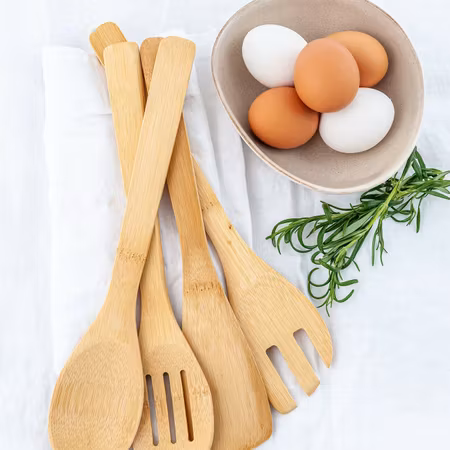 Köksredskap i bambu 4 st