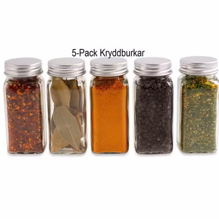 Kryddburkar 5-pack