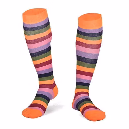 Kompressionsstrumpor Stripe Nr 8