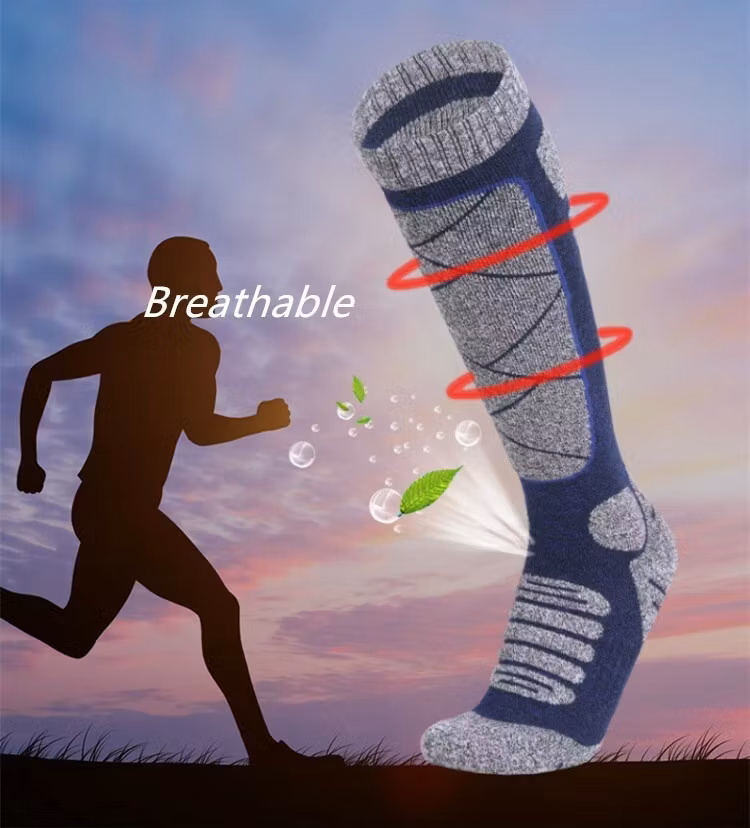 Vinter och fritidsstrumpor Grå-Orange