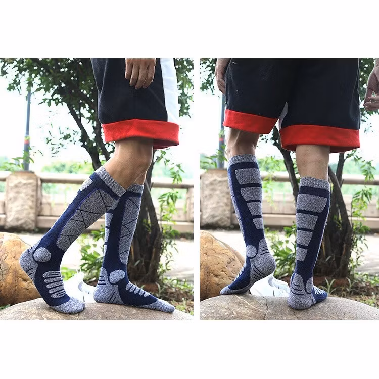 Vinter och fritidsstrumpor Grå-Orange