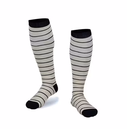 Kompressionsstrumpor Black Stripes Nr 33