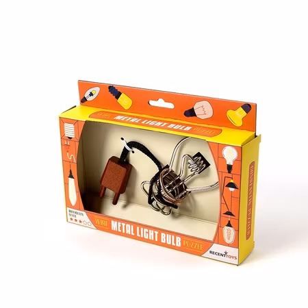 Pussel Metall Glödlampa