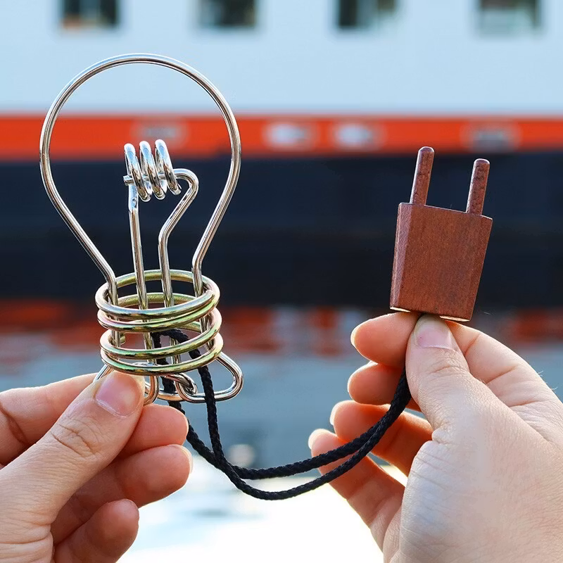 Pussel Metall Glödlampa