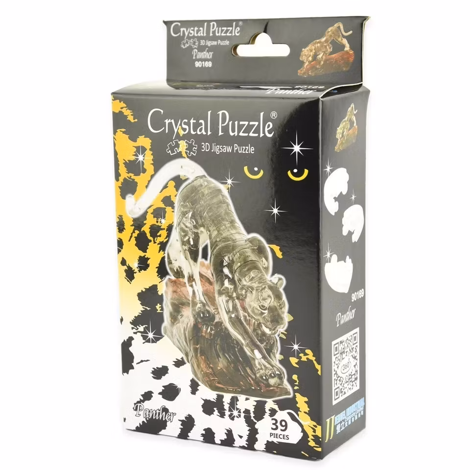 Crystal Puzzle Panther Black