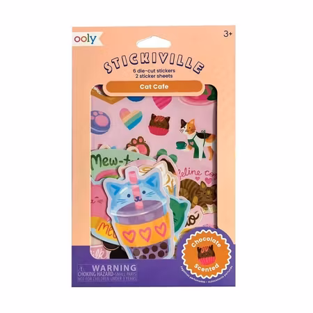 Stickiville Stickers: Cat Cafe â Scented