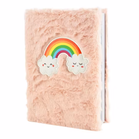 Dagbok moln- Diary Fluffy Rainbow