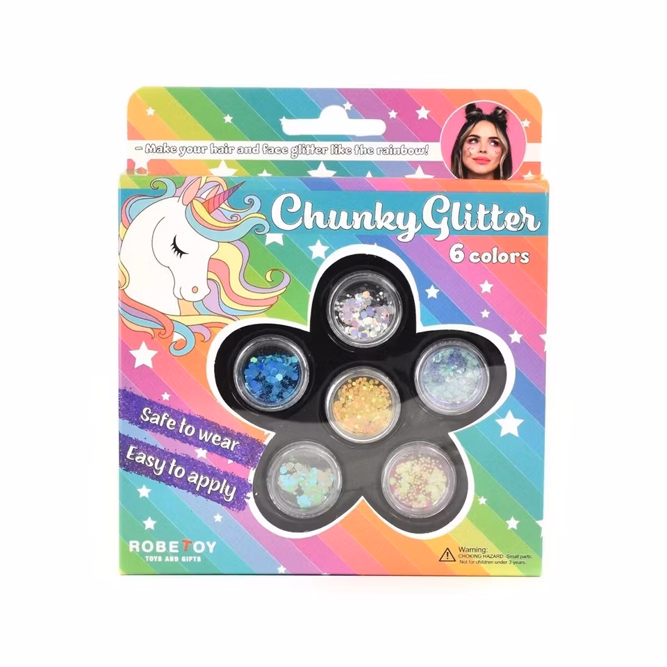 Make up Glitter 6 färger