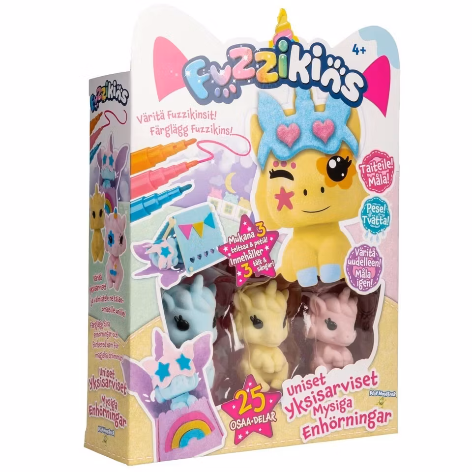 Fuzzikins mysiga Unicorns