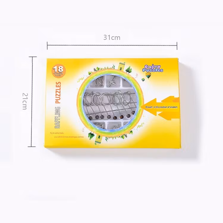 Metal Puzzle - 18 olika