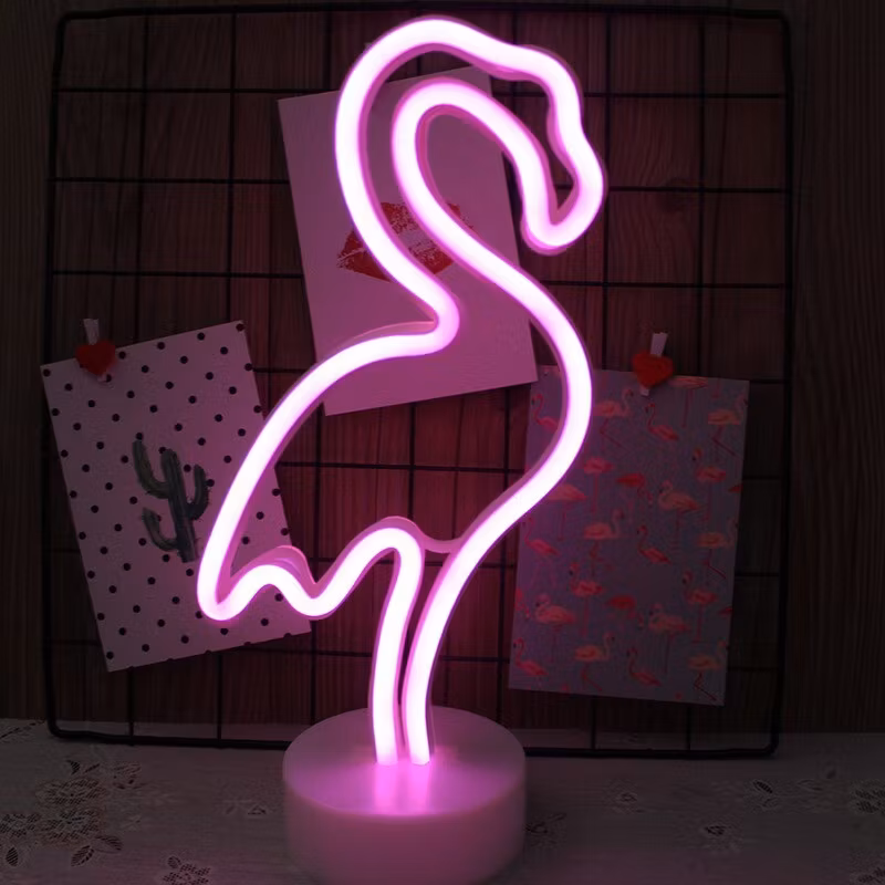 Ledlampa med neoneffekt