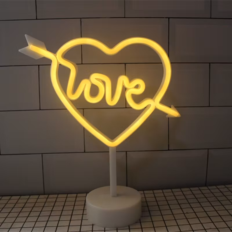 Ledlampa med neoneffekt
