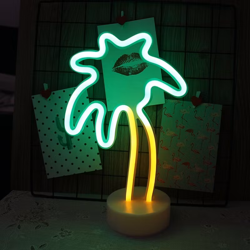 Ledlampa med neoneffekt