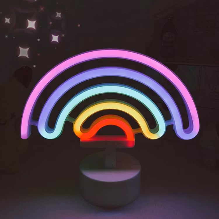 Ledlampa med neoneffekt