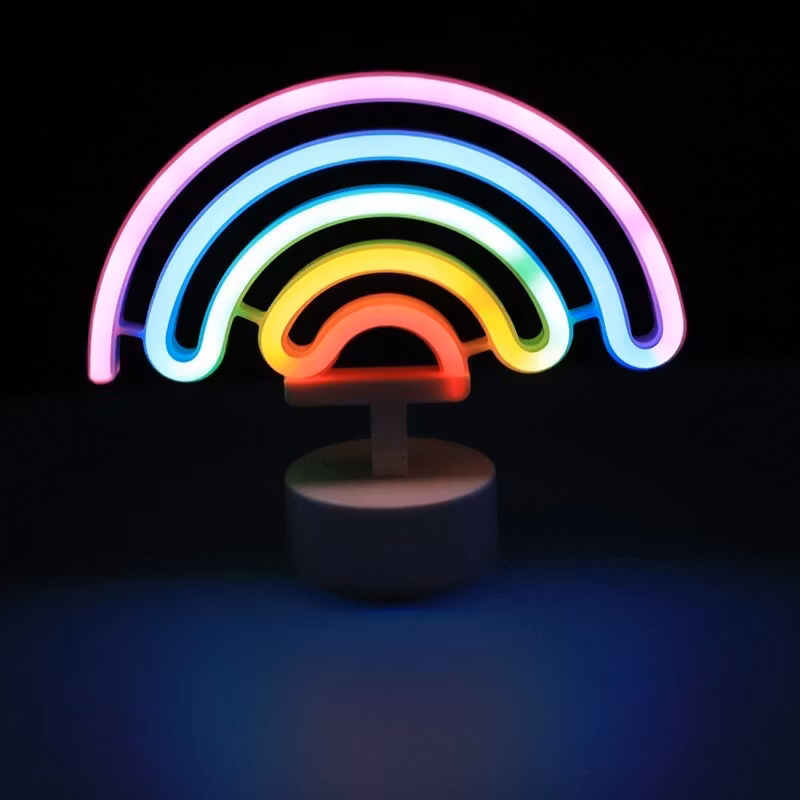 Ledlampa med neoneffekt