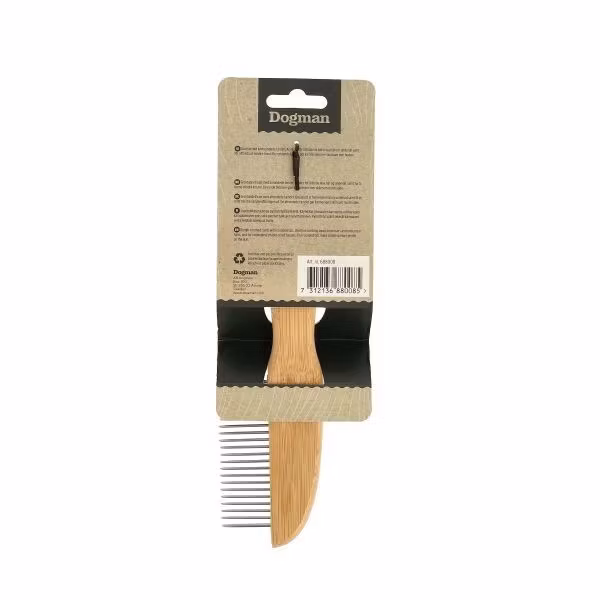 Kam grov Bamboo 17cm