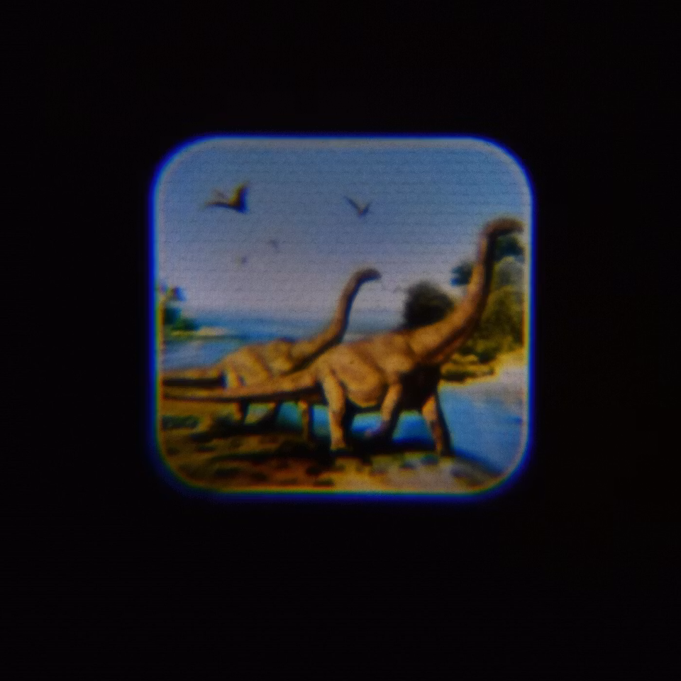 Projector dinosaur