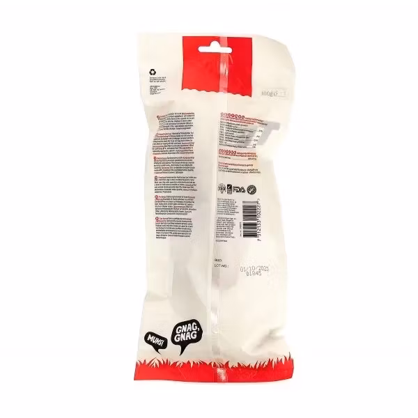 Tuggknut med kyckling Vit L 23cm