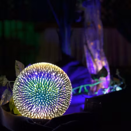 3D firework starlamp - Glass lamp