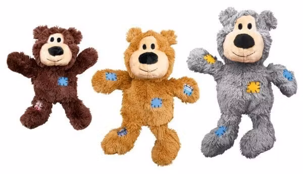 KONG Leksak Wild Knots Bear Mix M/L 19cm