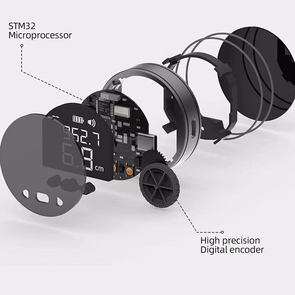 Elektronisk digitalt måttband