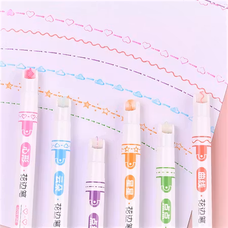 Star Magic Pen: 6 magiska pennor med olika mönster