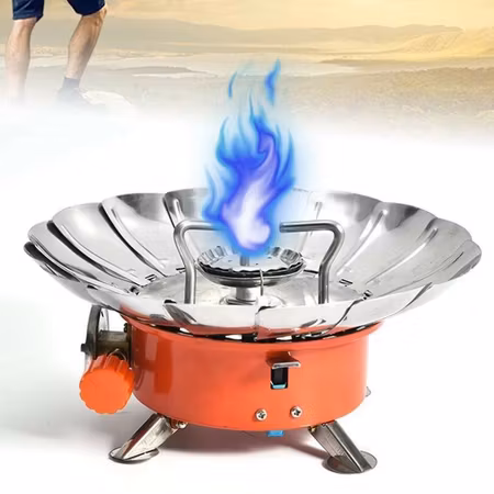 Portabel Gasspis- Hopfällbar rund