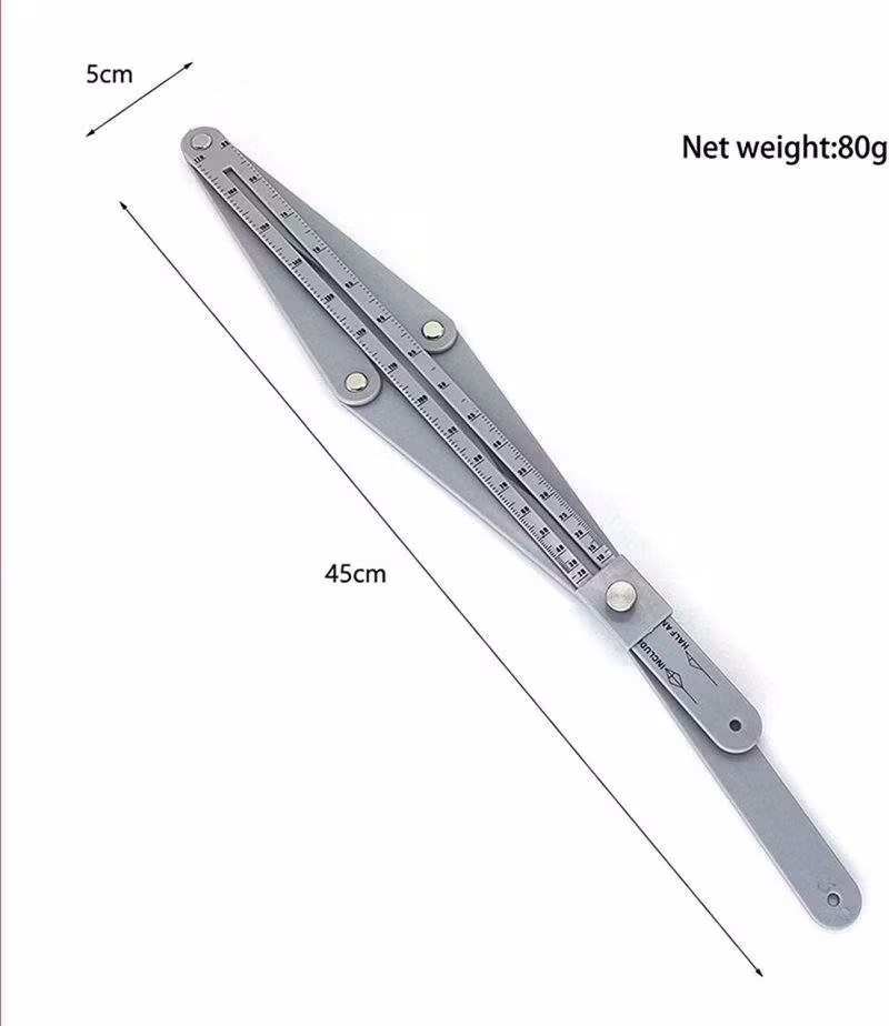 Vinkelsökare Diagonal linjal