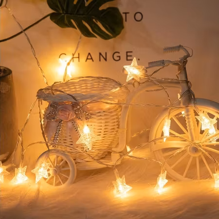 Stjärnformade led-lampor med fjärrkontroll