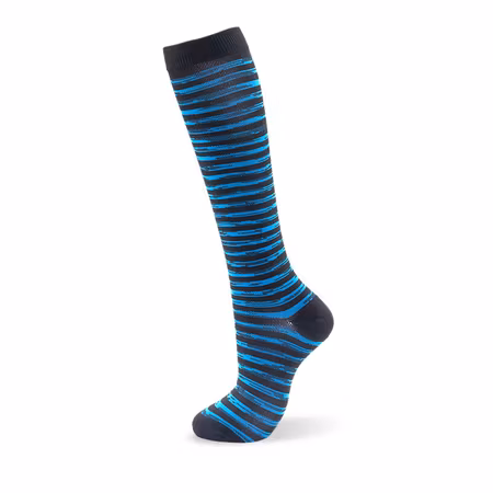 Stödstrumpor Blue stripes Nr 148