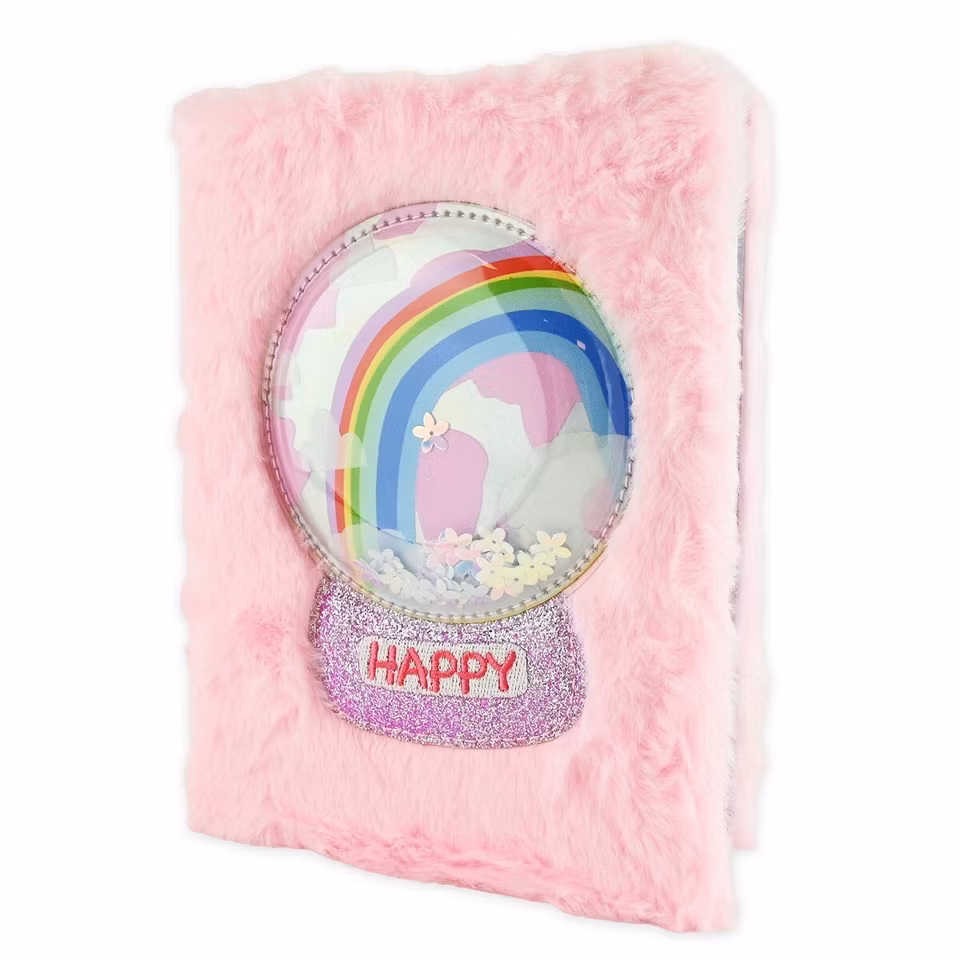 Anteckningsbok - Notebook Fluffy Happy Rainbow