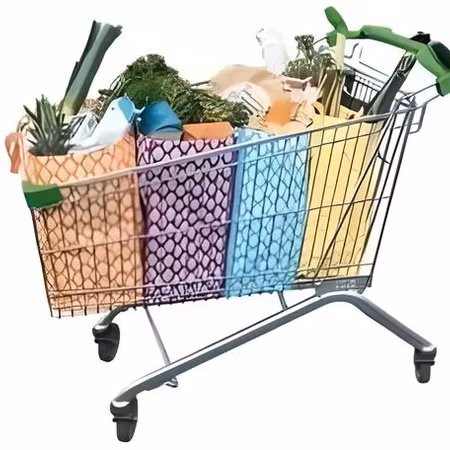 Shoppingkassar för kundvagn 4st/set