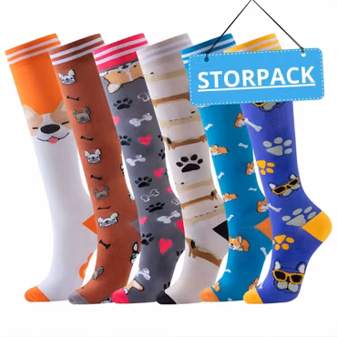 Storpack stödstrumpor – Funny Series Nr 3