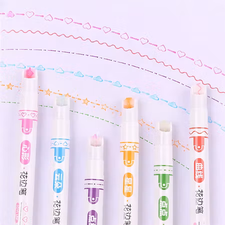 Star Magic Pen: 6 magiska pennor med olika mönster