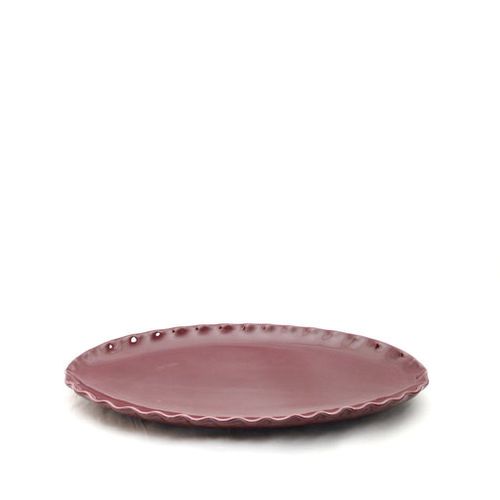 Uppläggningsfat , mörklila. 2 pieces
