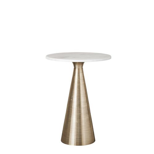 SIDE TABLE L40XW40XH54 CM. WHITE