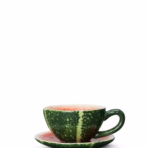 4 st. Kopp med fat Watermelon
