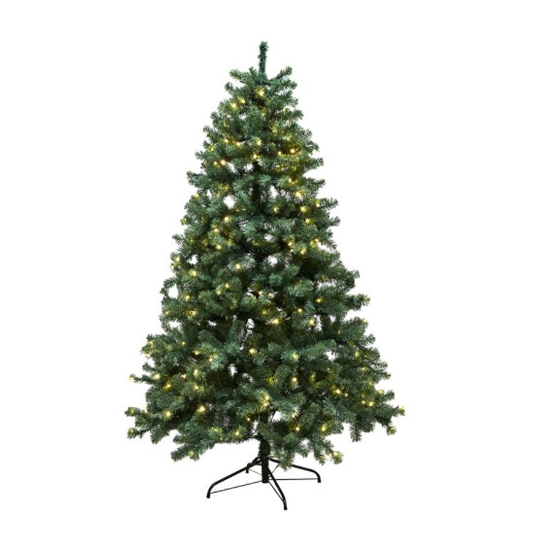 Julgran plast PVC "ASKE", Klass B+, 180x118 cm m/LED